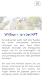 Mobile Screenshot of kpt-online.de
