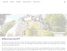 Tablet Screenshot of kpt-online.de